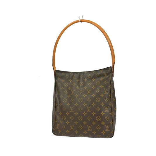 Louis Vuitton Looping Monogram Canvas, Brown, Canvas, Handbag