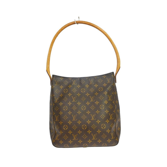Louis Vuitton Looping Monogram Canvas, Brown, Canvas, Handbag