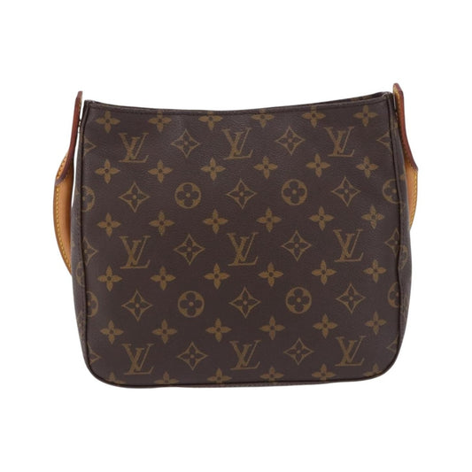 Louis Vuitton Looping Monogram Canvas, Brown, Canvas, Handbag