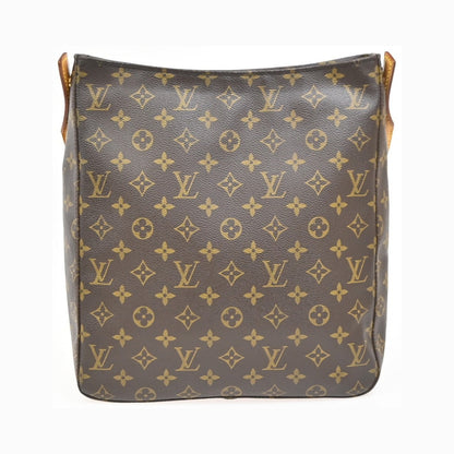Louis Vuitton Looping Monogram Canvas, Brown, Canvas, Handbag