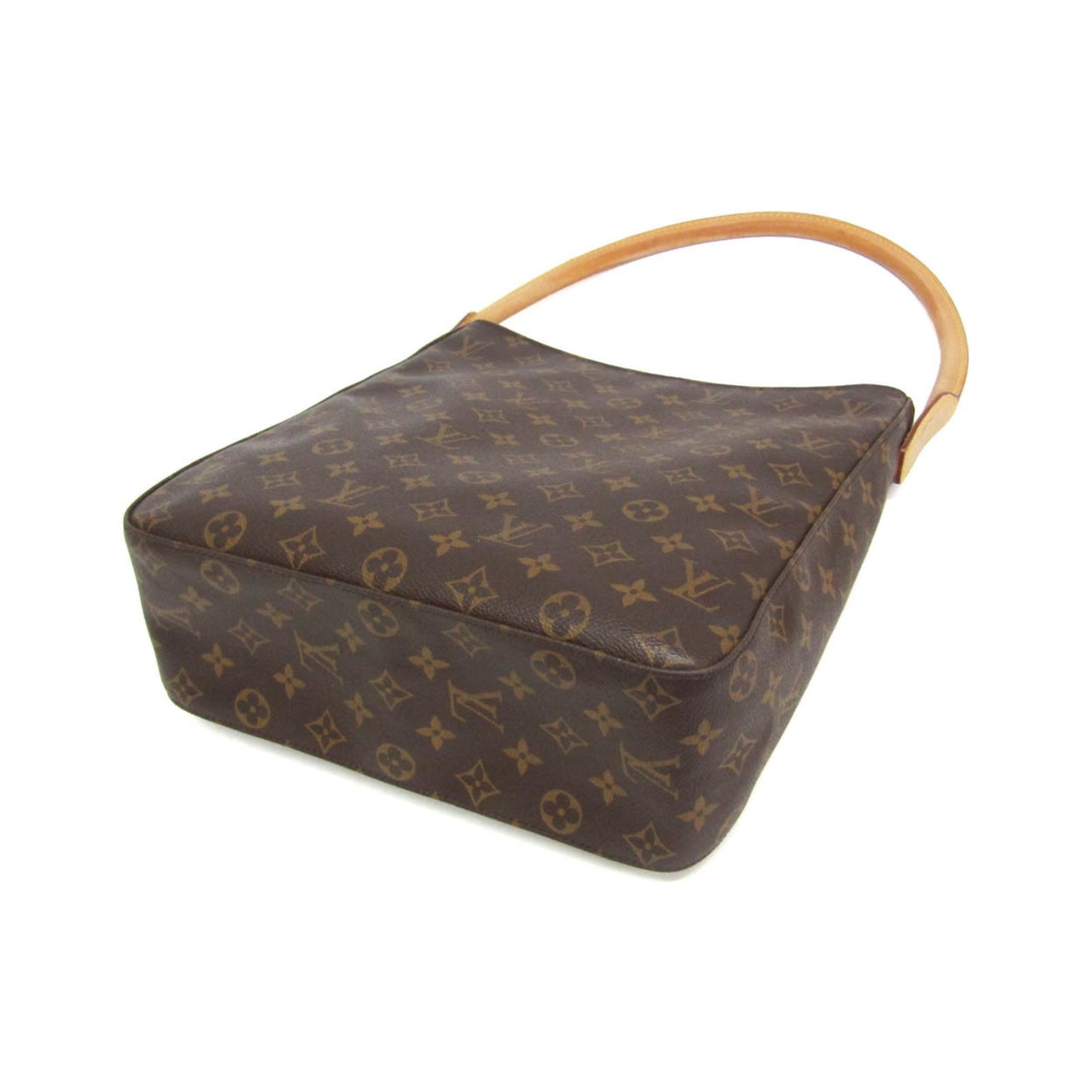 Louis Vuitton Looping Monogram Canvas, Brown, Canvas, Handbag