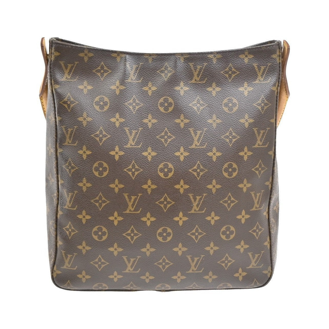 Louis Vuitton Looping Monogram Canvas, Brown, Canvas, Handbag