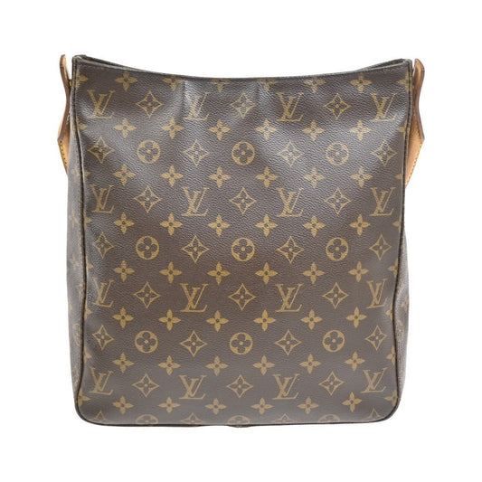Louis Vuitton Looping Monogram Canvas, Brown, Canvas, Handbag