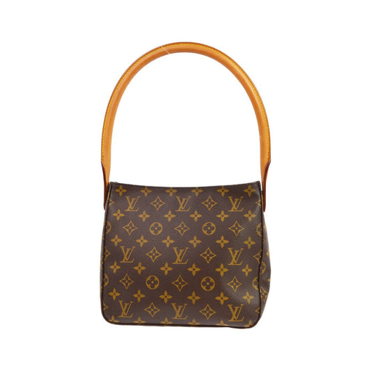 Louis Vuitton Looping Monogram Canvas, Brown, Canvas, Handbag