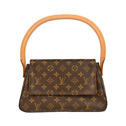 Louis Vuitton Looping Monogram Canvas, Brown, Canvas, Handbag