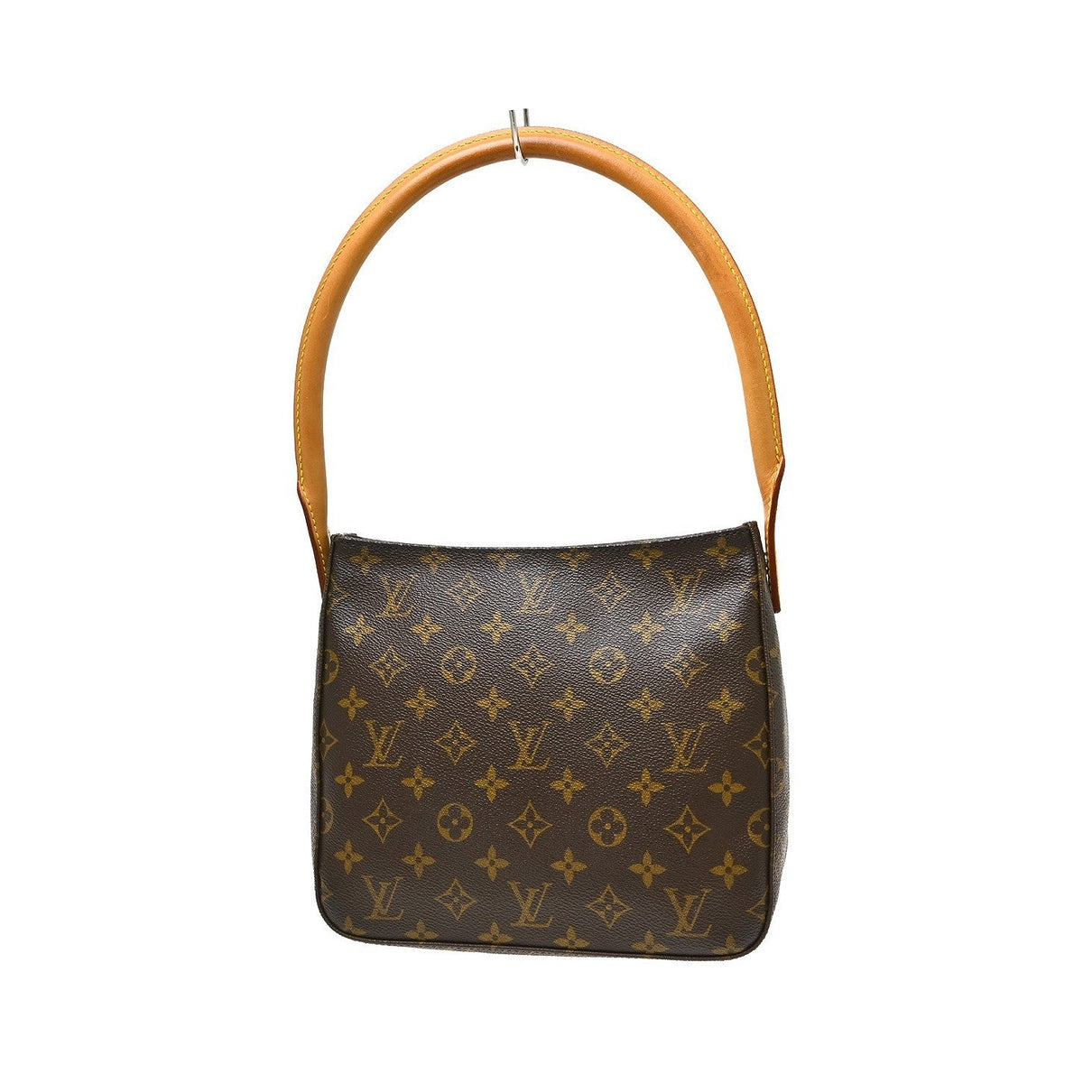 Louis Vuitton Looping Monogram Canvas, Brown, Canvas, Handbag