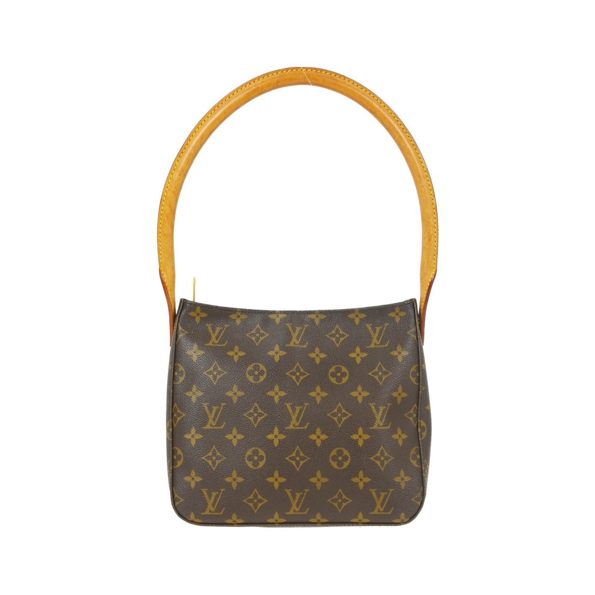 Louis Vuitton Looping Monogram Canvas, Brown, Canvas, Handbag