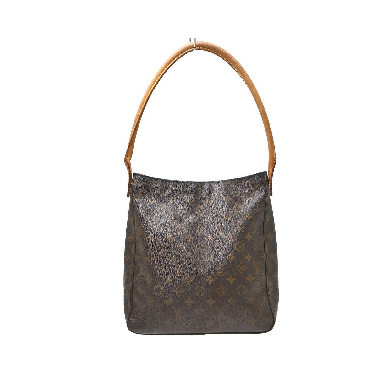 Louis Vuitton Looping Monogram Canvas, Brown, Canvas, Handbag