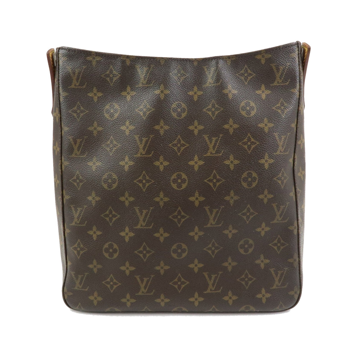 Louis Vuitton Looping Monogram Canvas, Brown, Canvas, Handbag