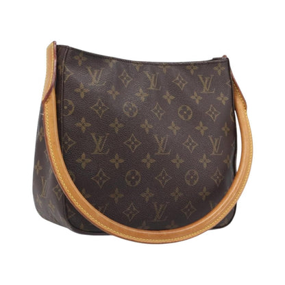 Louis Vuitton Looping Monogram Canvas, Brown, Canvas, Handbag