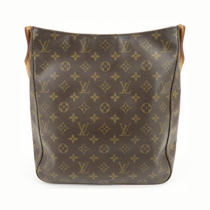 Louis Vuitton Looping Monogram Canvas, Brown, Canvas, Handbag