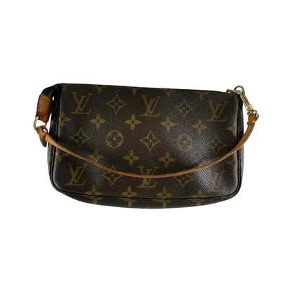 Louis Vuitton Louis Vuitton Monogramme Pochette Monogramme Canvas, Brown, Canvas, Clutch
