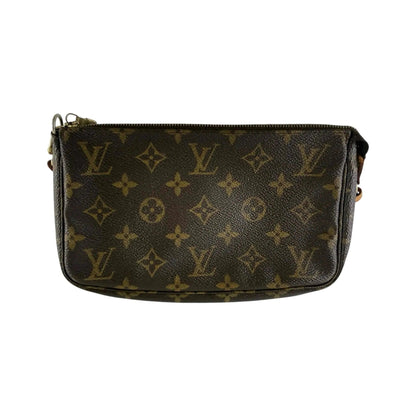 Louis Vuitton Louis Vuitton Monogramme Pochette Monogramme Canvas, Brown, Canvas, Clutch