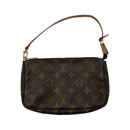 Louis Vuitton Louis Vuitton Monogramme Pochette Monogramme Canvas, Brown, Canvas, Clutch