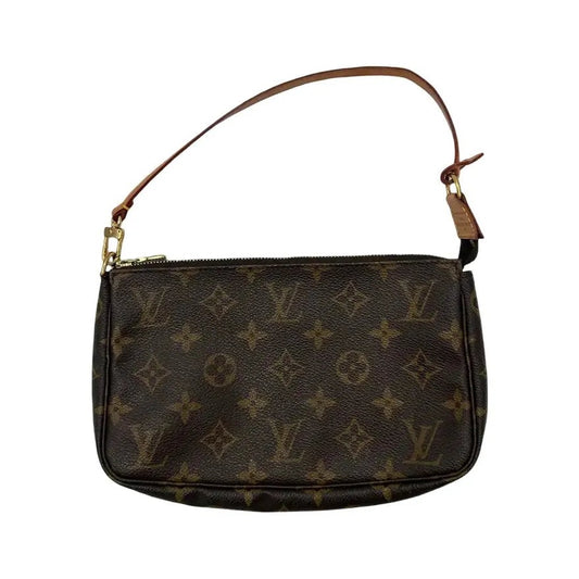 Louis Vuitton Louis Vuitton Monogramme Pochette Monogramme Canvas, Brown, Canvas, Clutch