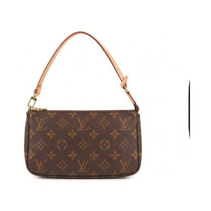 Louis Vuitton Louis Vuitton Monogramme Pochette Monogramme Canvas, Brown, Canvas, Clutch