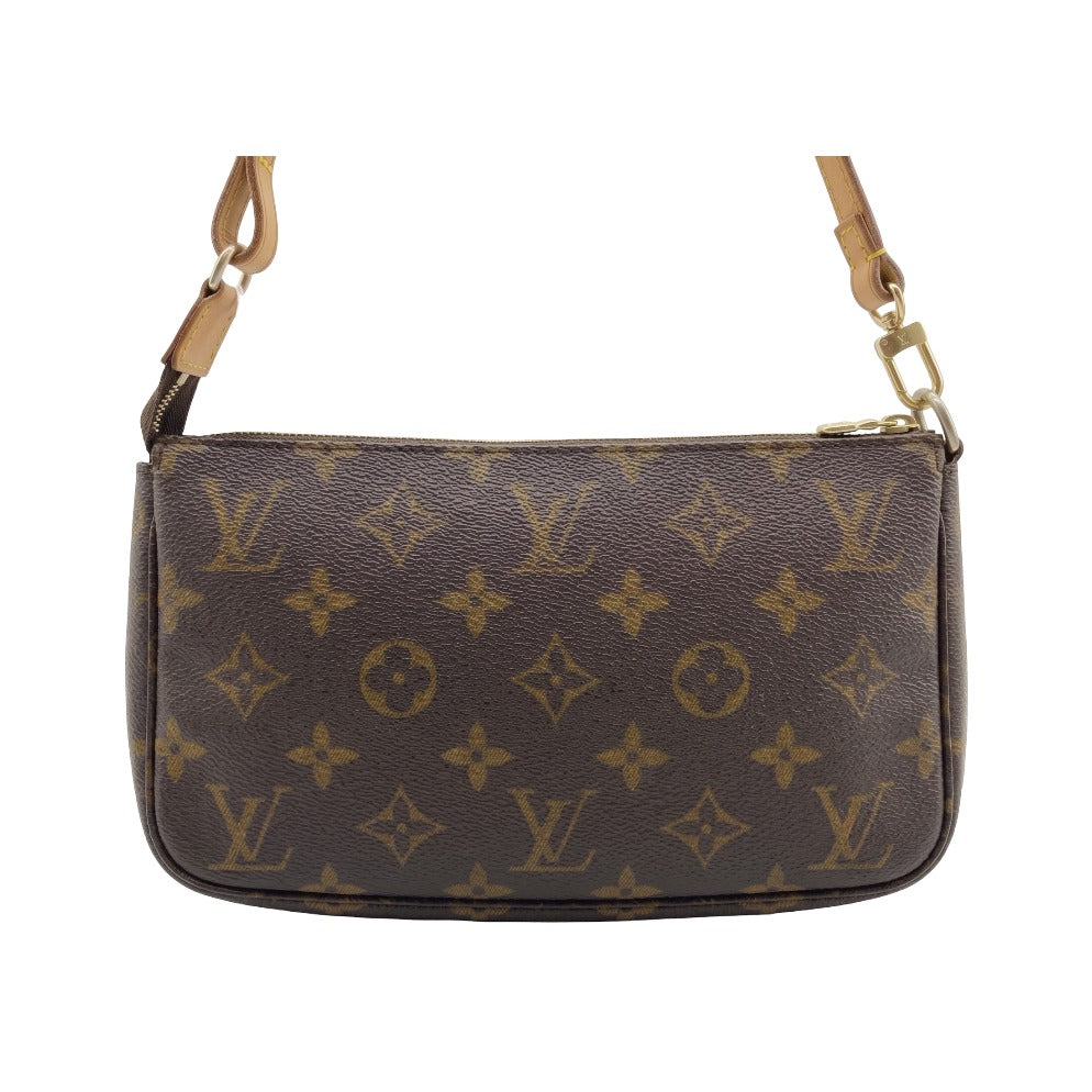 Louis Vuitton Louis Vuitton Monogramme Pochette Monogramme Canvas, Brown, Canvas, Clutch