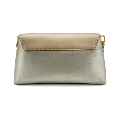Louis Vuitton Love Note Chain Clutch Leather, Gold, Leather, Clutch