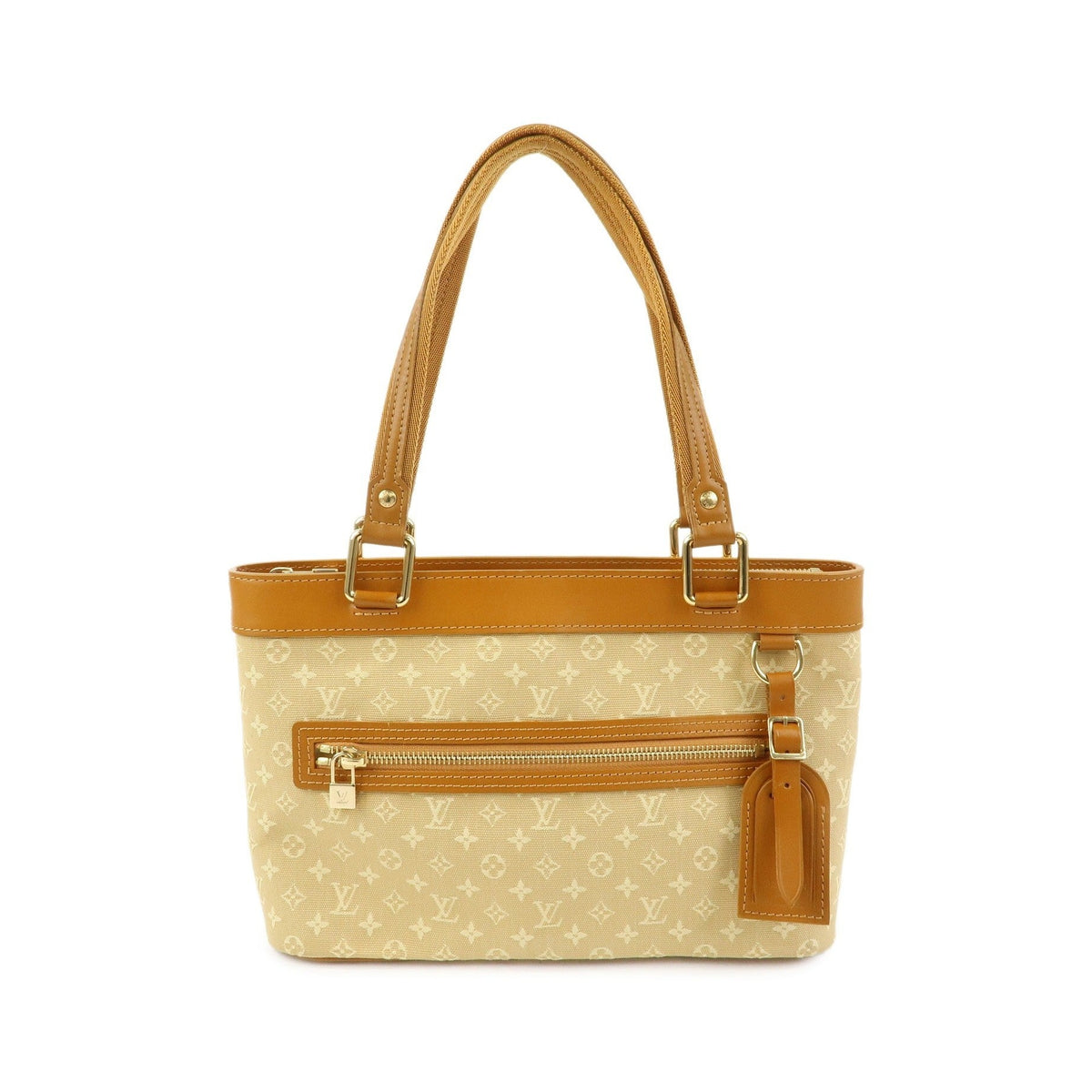 Louis Vuitton Lucille Mini Lin, Beige, Canvas, Handbag