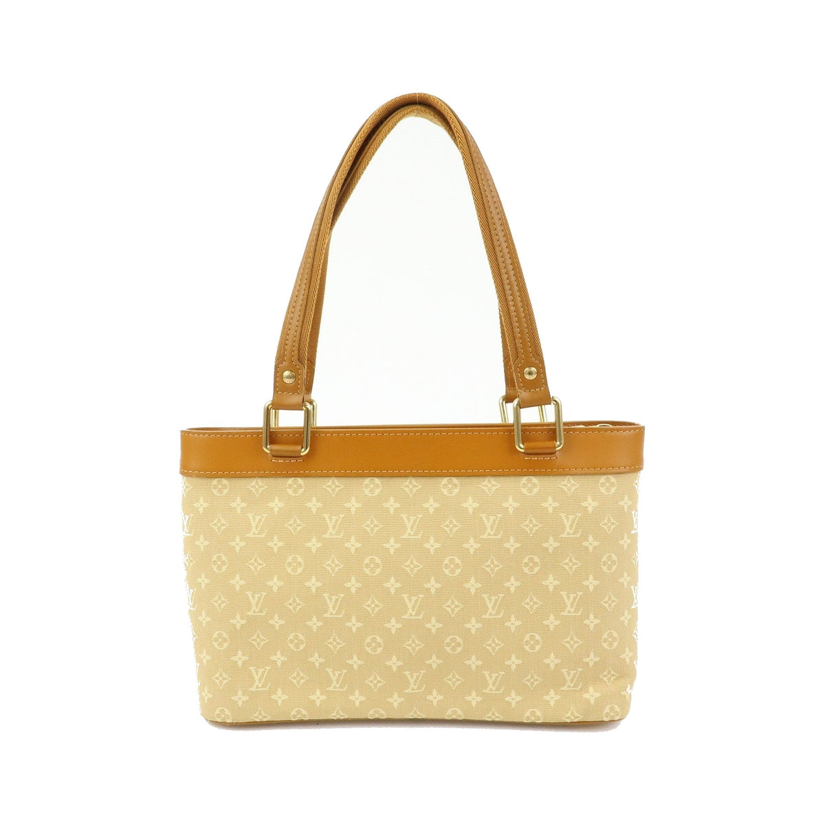 Louis Vuitton Lucille Mini Lin, Beige, Canvas, Handbag