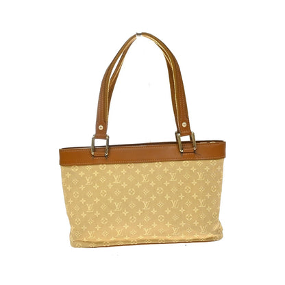 Louis Vuitton Lucille Mini Lin, Beige, Canvas, Handbag
