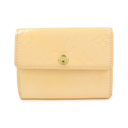 Louis Vuitton Ludlow Vernis, Beige, Patent Leather, Wallet