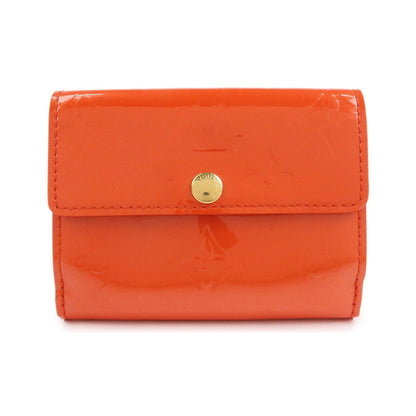 Louis Vuitton Ludlow Vernis, Orange, Leather, Wallet