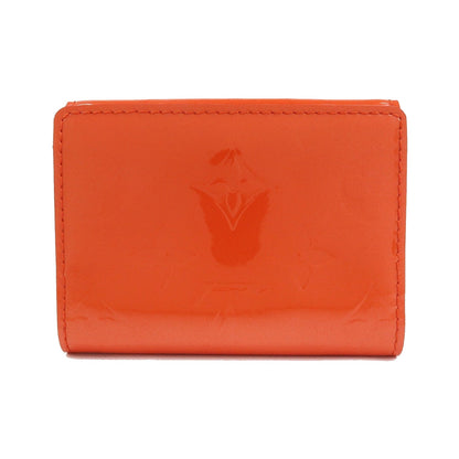 Louis Vuitton Ludlow Vernis, Orange, Leather, Wallet