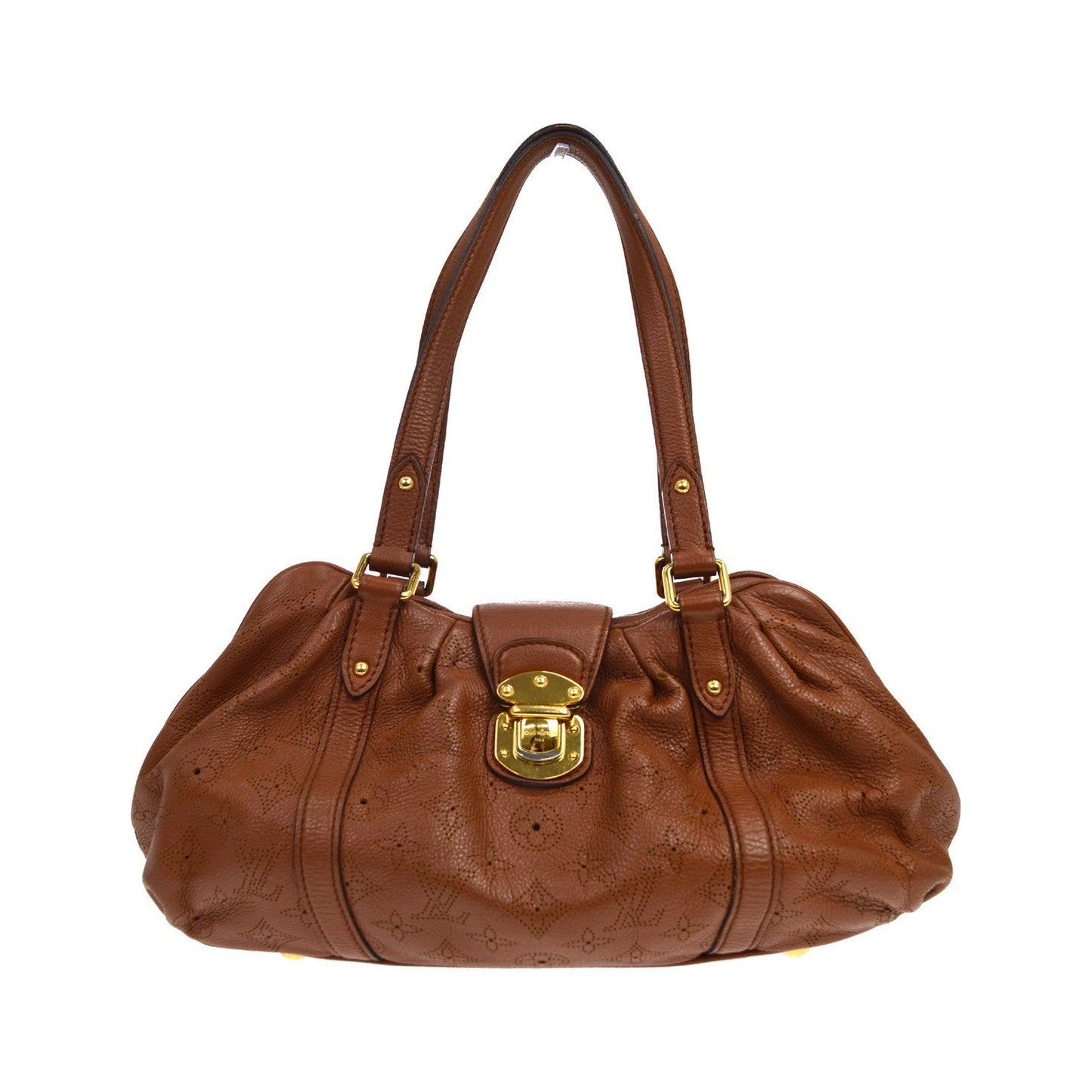 Louis Vuitton Lunar Mahina Leather, Brown, Leather, Shoulder Bag