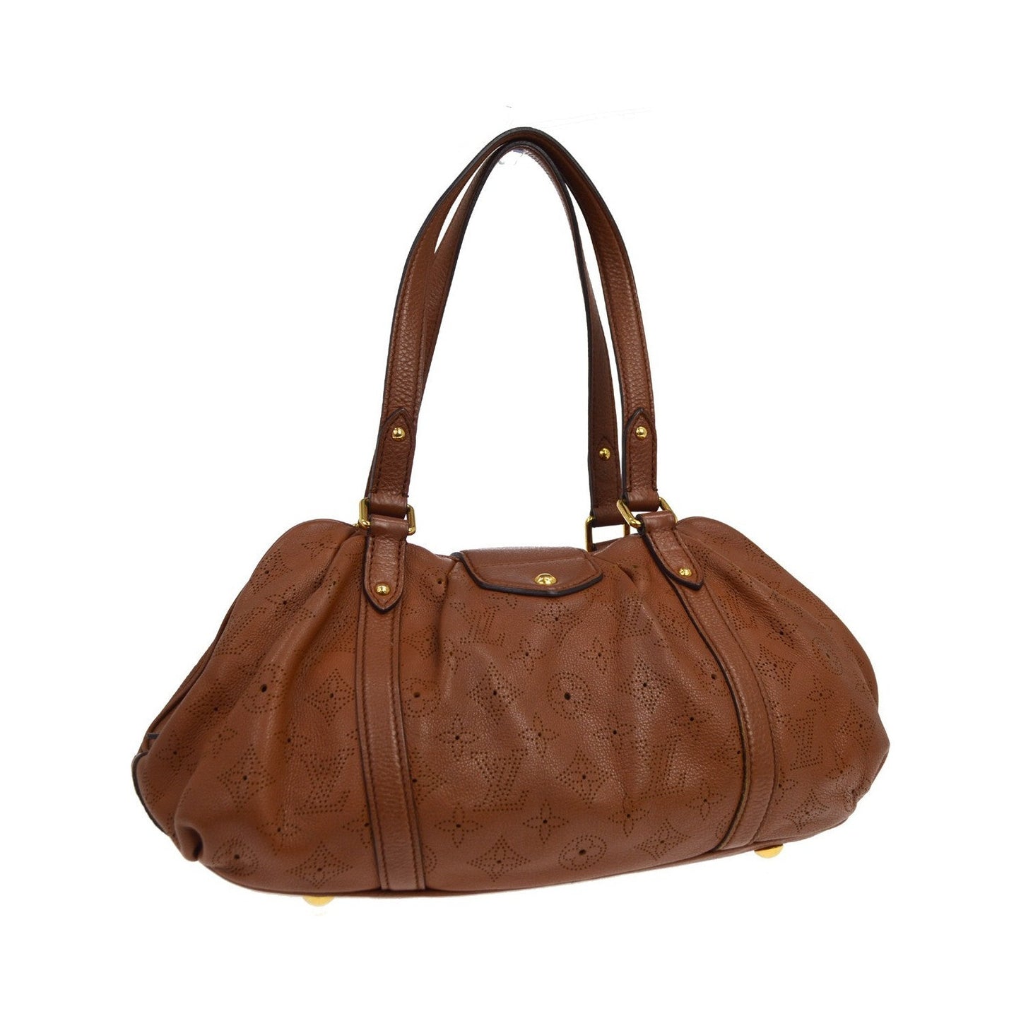 Louis Vuitton Lunar Mahina Leather, Brown, Leather, Shoulder Bag