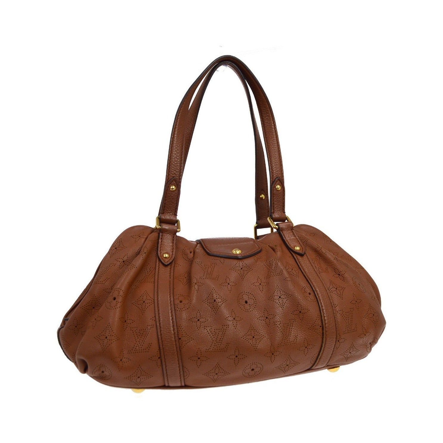 Louis Vuitton Lunar Mahina Leather, Brown, Leather, Shoulder Bag