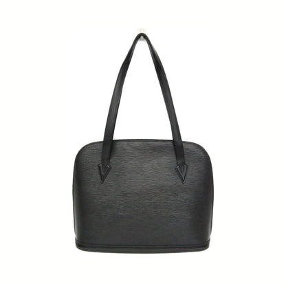 Louis Vuitton Lussac Epi Leather, Black, Leather, Shoulder Bag