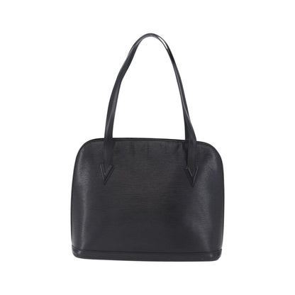 Louis Vuitton Lussac Epi Leather, Black, Leather, Shoulder Bag