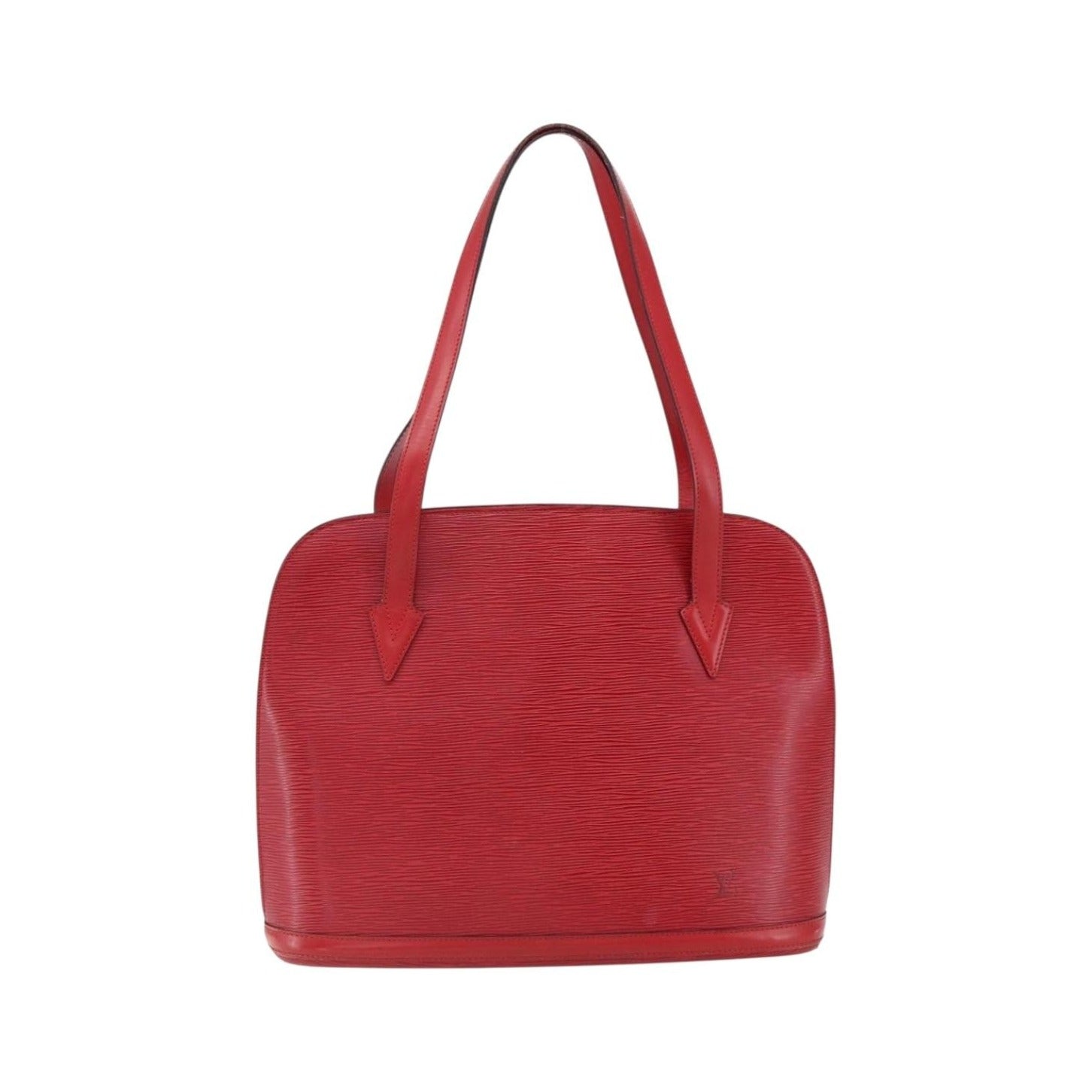 Louis Vuitton Lussac Epi Leather, Red, Leather, Shoulder Bag