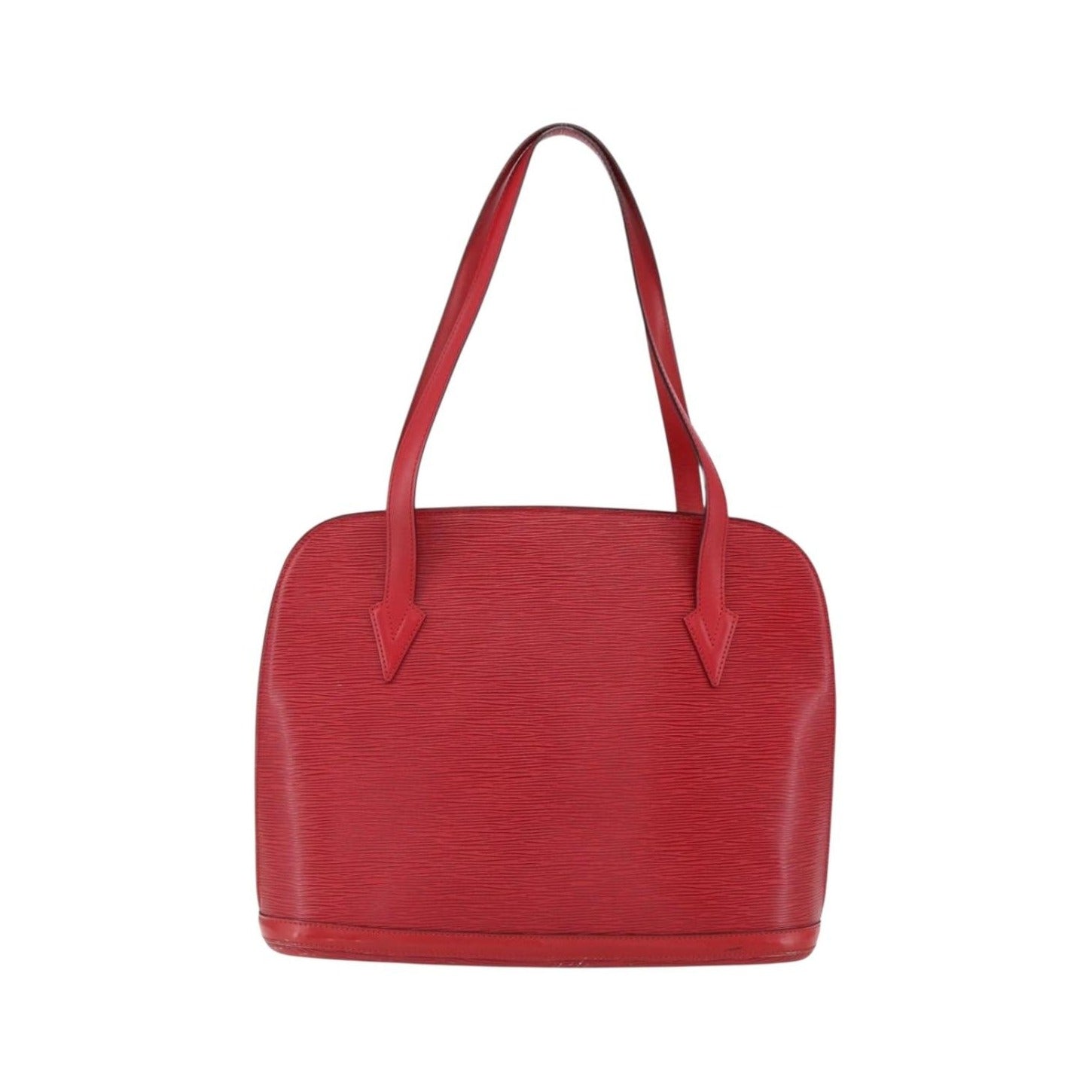 Louis Vuitton Lussac Epi Leather, Red, Leather, Shoulder Bag