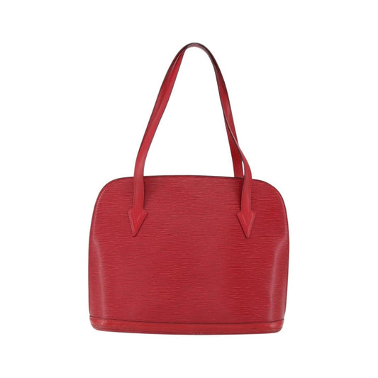 Louis Vuitton Lussac Epi Leather, Red, Leather, Shoulder Bag