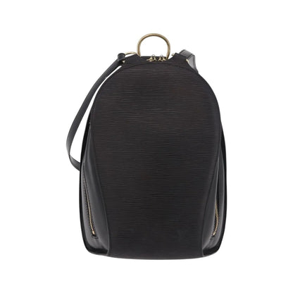 Louis Vuitton Mabillon Epi Leather, Black, Leather, Backpack