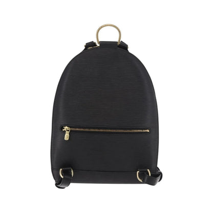 Louis Vuitton Mabillon Epi Leather, Black, Leather, Backpack