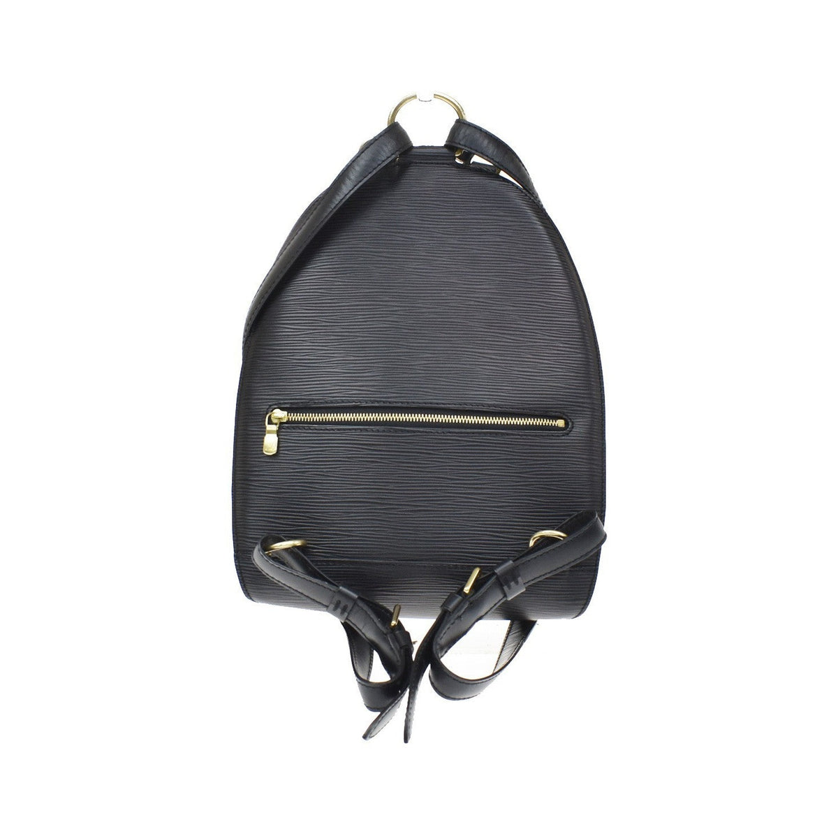 Louis Vuitton Mabillon Epi Leather, Black, Leather, Backpack