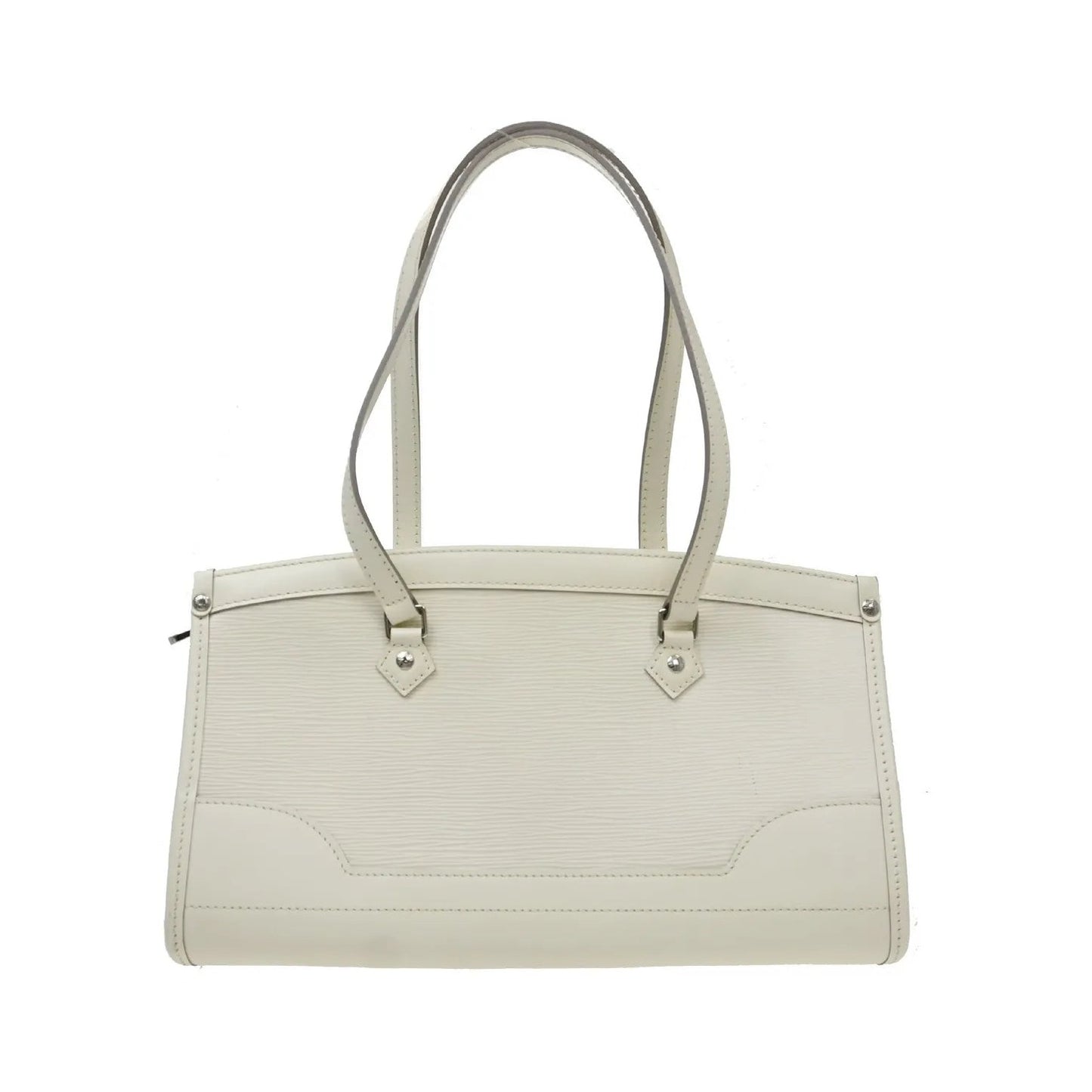 Louis Vuitton Madeleine Epi Leather, White, Leather, Shoulder Bag