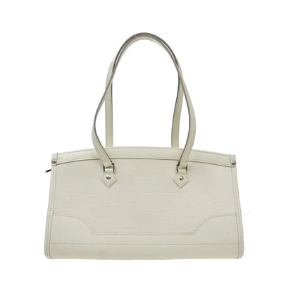 Louis Vuitton Madeleine Epi Leather, White, Leather, Shoulder Bag