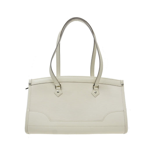 Louis Vuitton Madeleine Epi Leather, White, Leather, Shoulder Bag