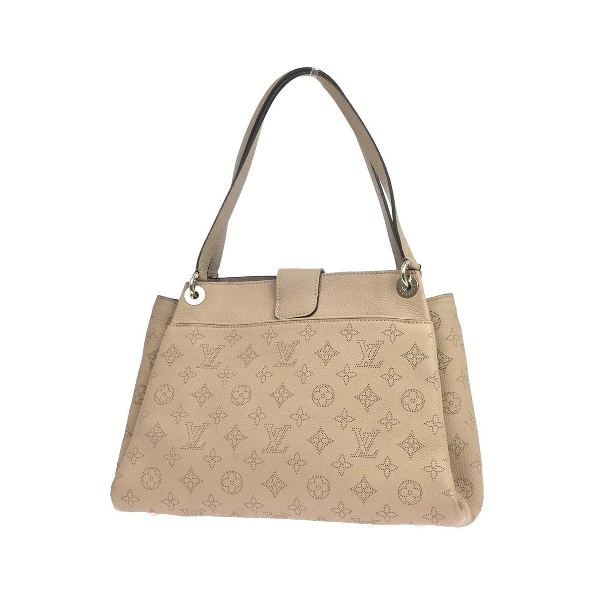 Louis Vuitton Mahina Monogram Leather, Beige, Leather, Shoulder Bag