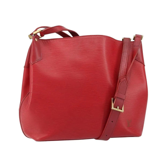 Louis Vuitton Mandara Epi Leather, Red, Leather, Shoulder Bag