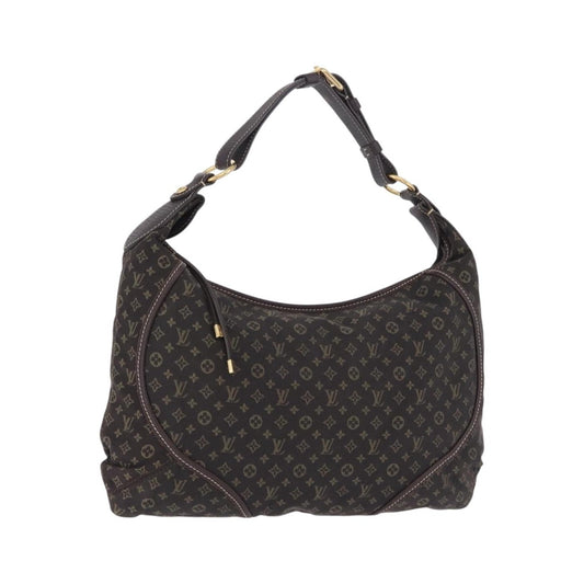Louis Vuitton Manon Mini Lin, Brown, Canvas, Handbag
