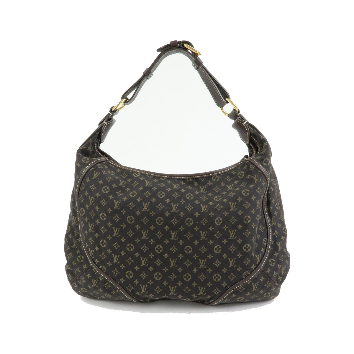 Louis Vuitton Manon Mini Lin, Brown, Canvas, Handbag