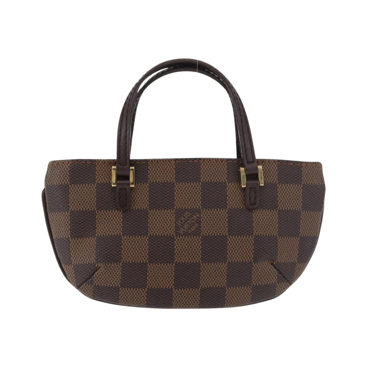 Louis Vuitton Manosque Pochette Damier, Brown, Canvas, Clutch