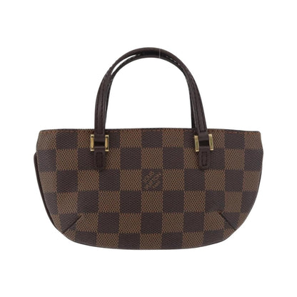 Louis Vuitton Manosque Pochette Damier, Brown, Canvas, Clutch