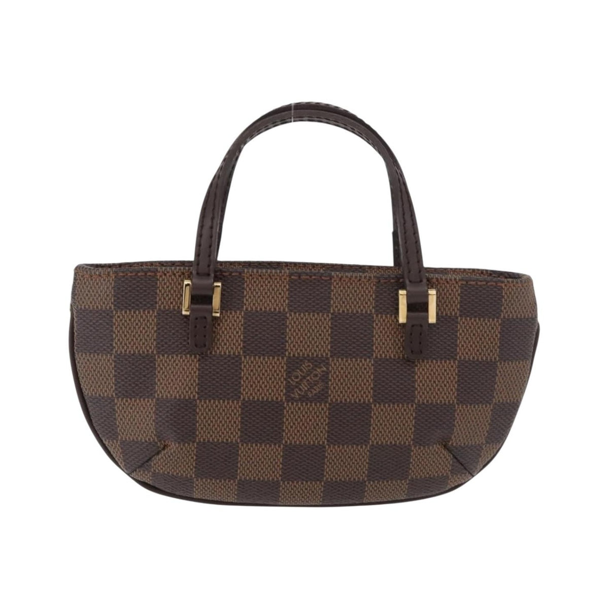 Louis Vuitton Manosque Pochette Damier, Brown, Canvas, Clutch