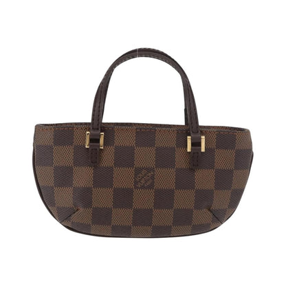 Louis Vuitton Manosque Pochette Damier, Brown, Canvas, Clutch